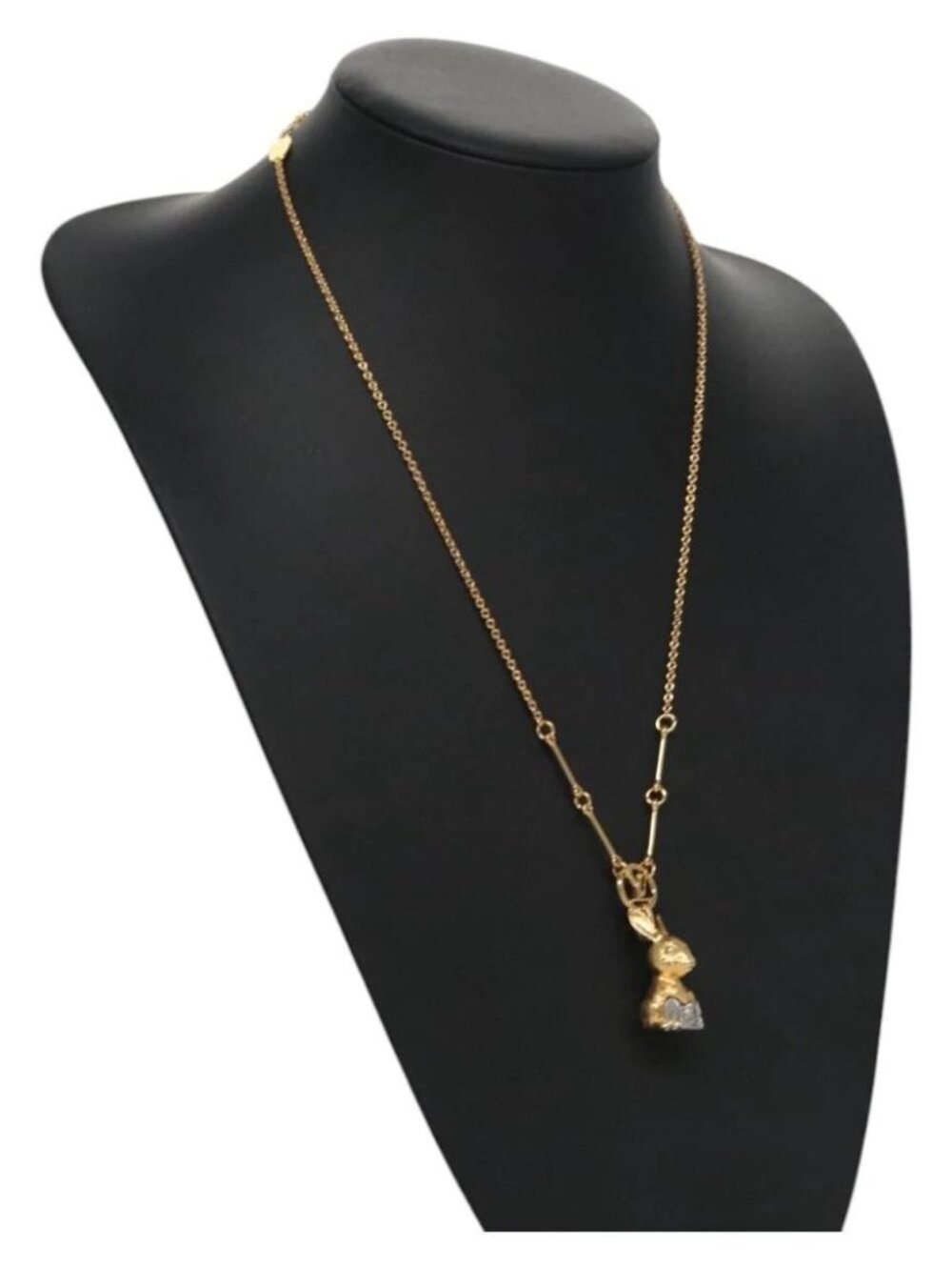 LOUIS VUITTON Collier LV Necklace metal Gold M00928 LV Auth 115662 - Picture 1 of 15